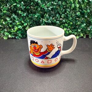 Sesame Street Vintage Bert and Ernie Porcelain Mug